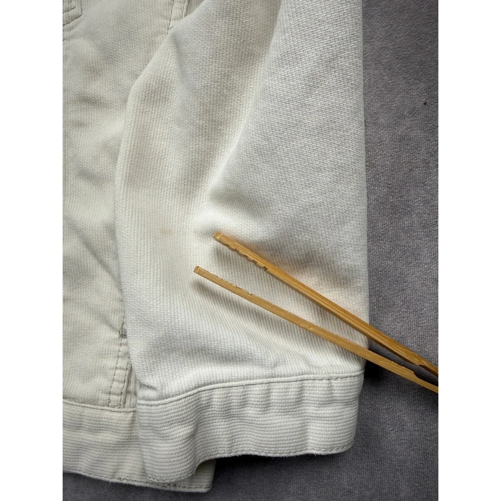 VTG GII Playboy Jeans Collection Men LL Cream Corduroy Trucker Jacket Y2K Casual